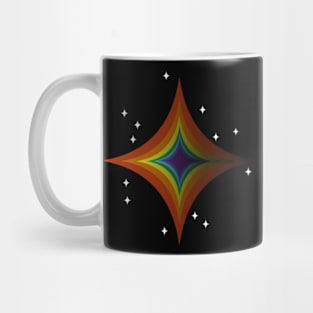 Rainbow star Mug